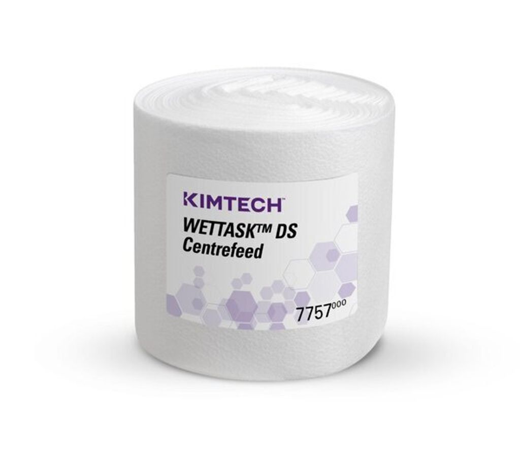 Wischtücher Kimtech Wettask DS 15,2x30,4cm weiß VE=6 Rollen