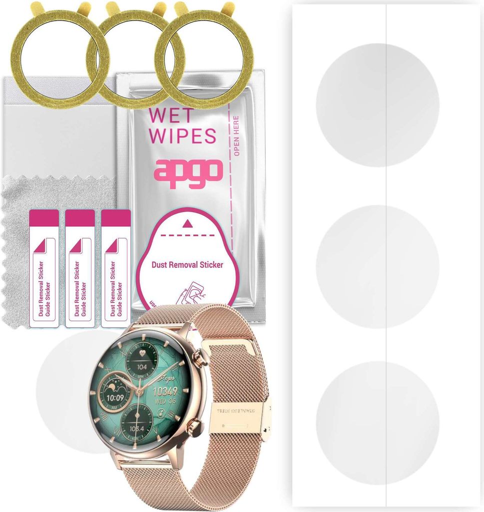 apgo 3 Stück Schutzfolie, klar, kompatibel mit Manta Alexa Produktbild 
