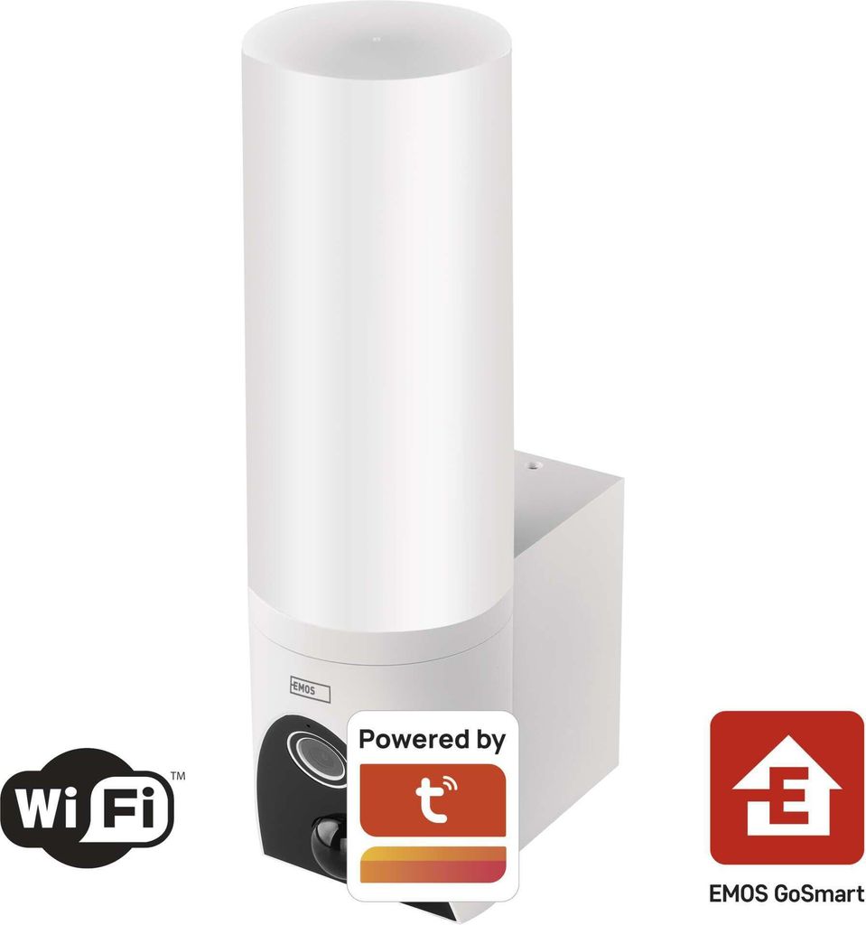 EMOS GoSmart Biela vonkajšia otočná kamera s WiFi a svetlom Obrázok produktu 32