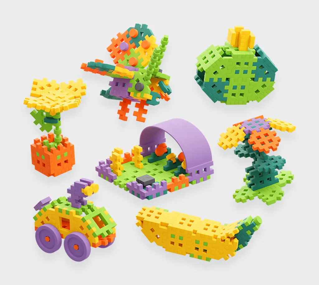 Mini blocs de gaufres 200 el. Constructeur Botaniste - Jeu éducatif