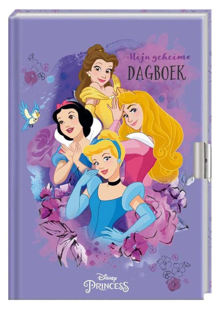 Bilderbuch-Tagebuch mit Schloss – Disney-Prinzessinnen