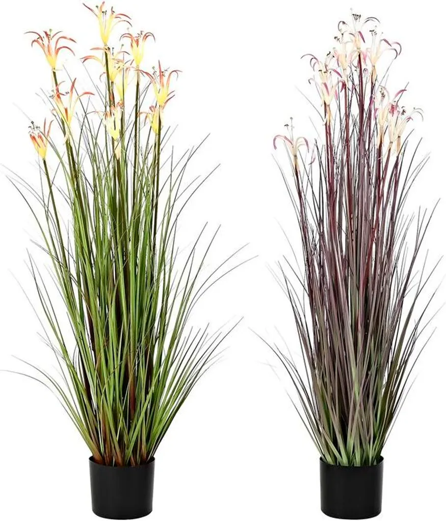 Plante Artificielle Intérieure 114 cm Décoration Salon et Bureau - Lot de 2