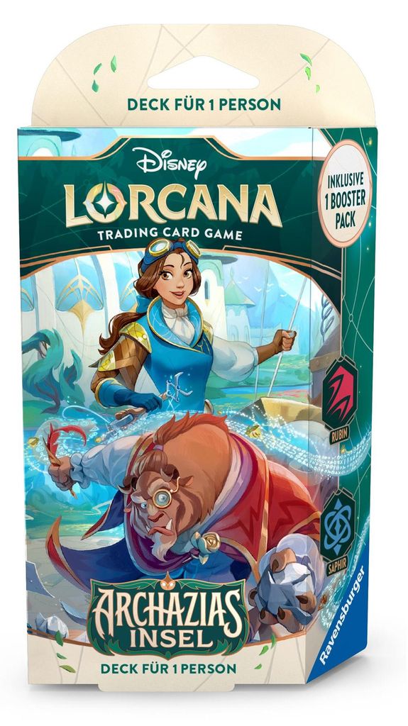 Disney Lorcana Archazia Island - Starter Deck Rubis et Image du produit 