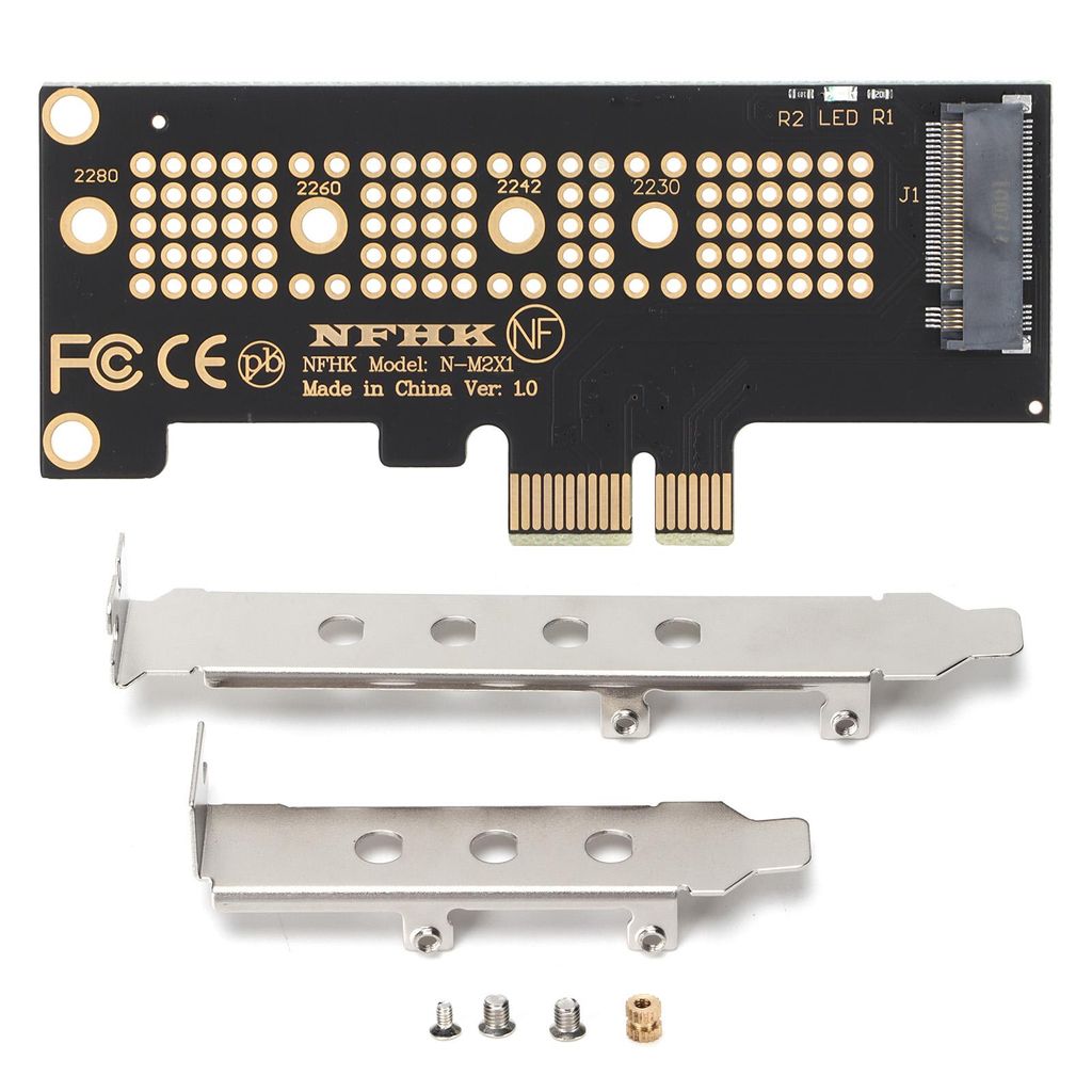Adaptér PCIe na NVMe NGFF M.2 SSD konvertor pevného disku Obrázek produktu 