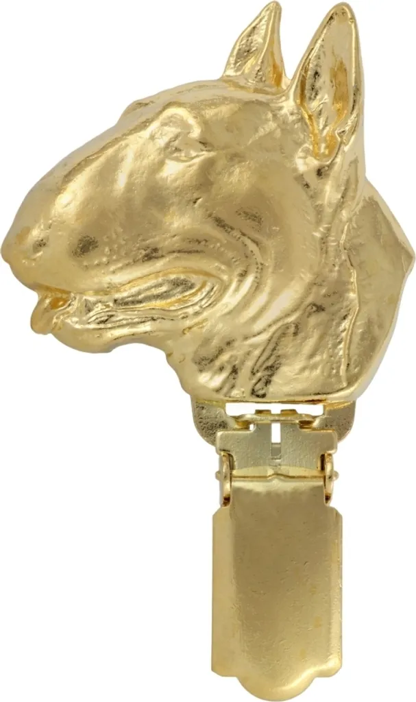 Art-Dog Spilla Bulldog Oro per Numero Gara - Clip Esposizione Canina
