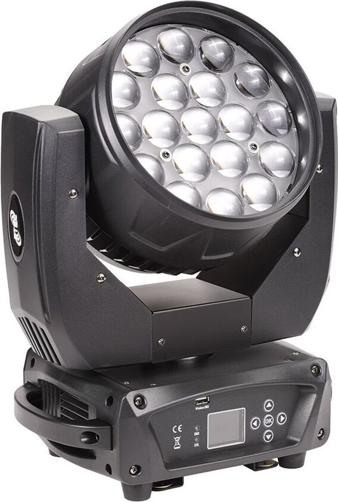 ETEC LED Moving Head Washer Z19 MK3 mit Zoomfunktion