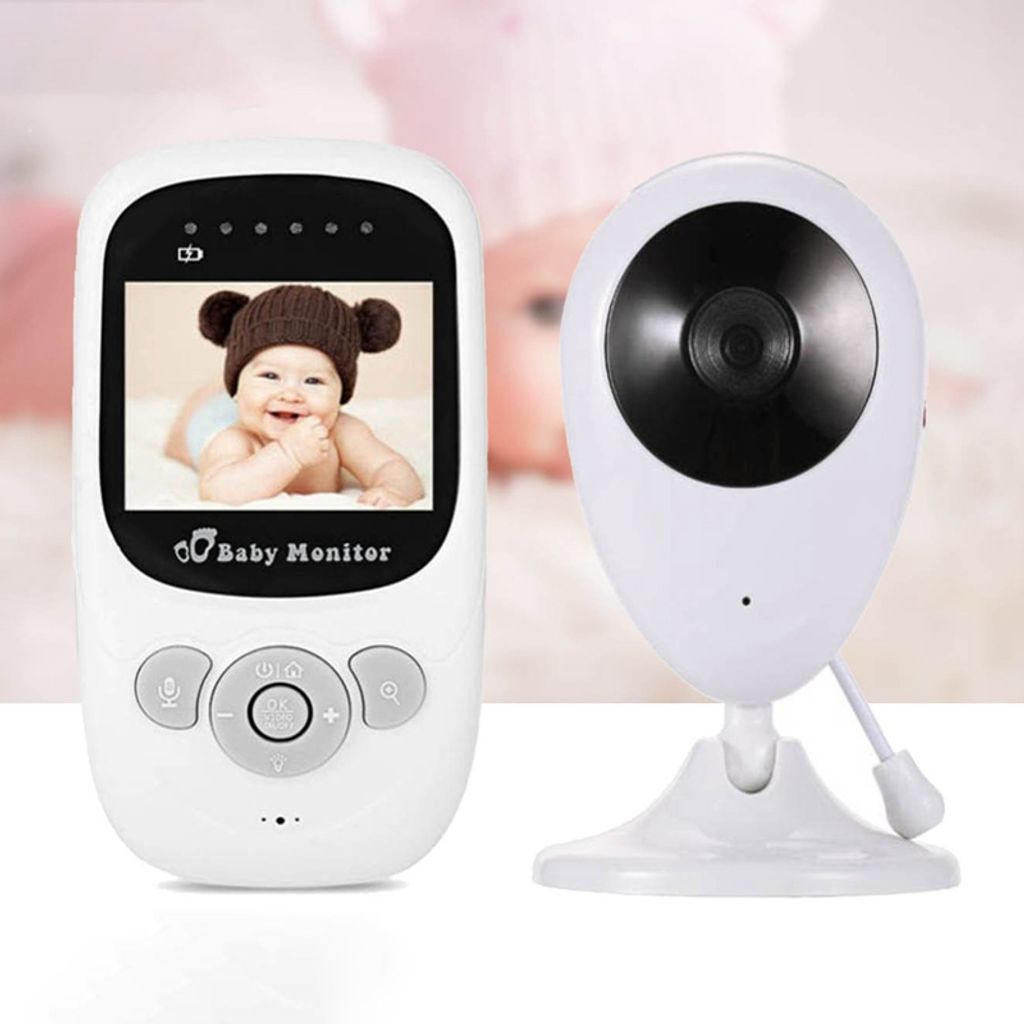 Wireless Digital Babyphone mit Kamera Farbe Video Monitor Nachtsicht Babypflege 