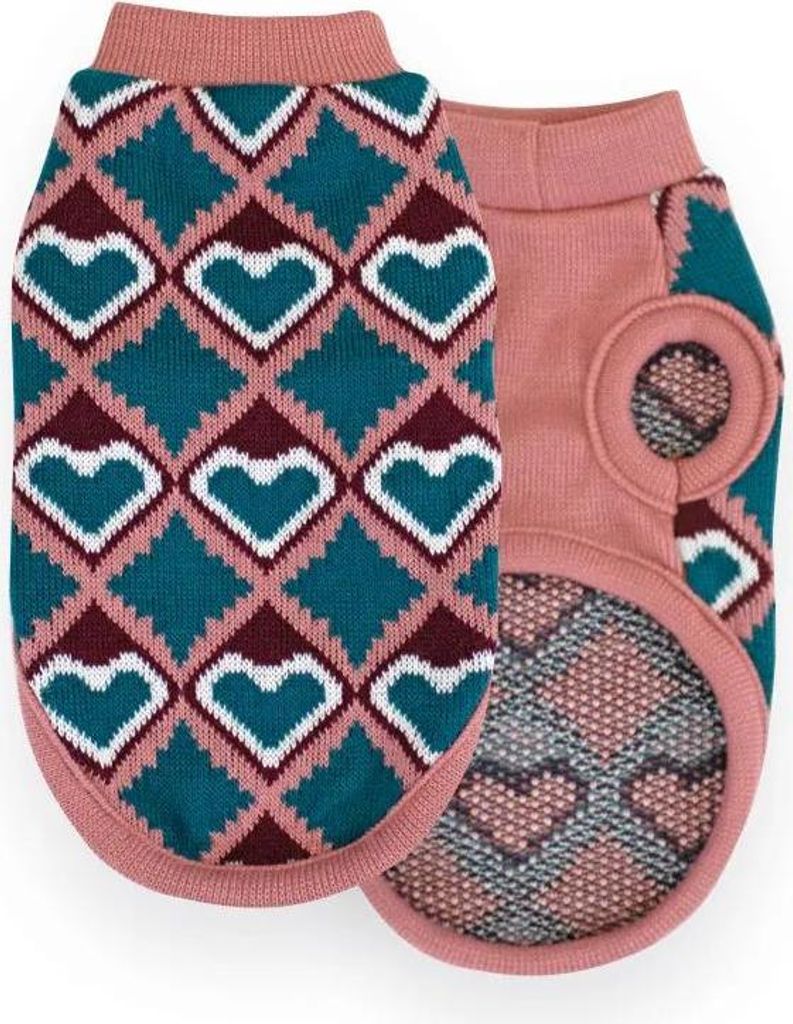 Mi&dog Sweet Hundepullover Rosa 45 cm Rosa 45 cm