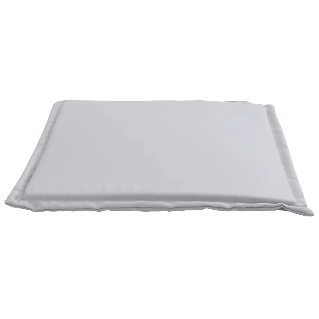 vidaXL Lot de 6 Coussins de Jardin Gris Clair 45x45x2 cm Carrés Confort