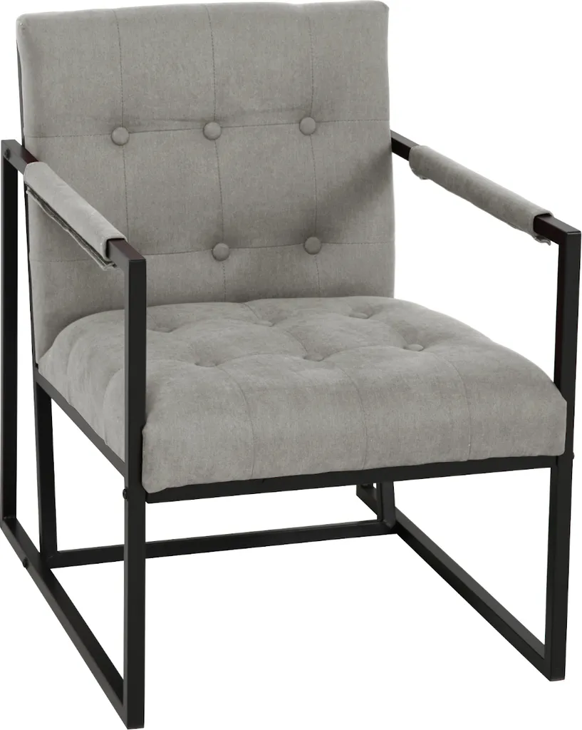 Fauteuil Relax Individuel Gris Clair - Siège Lounge Design SVITA Jones