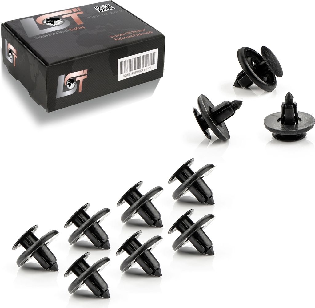 10x Radkasten Unterboden Kotflügel Befestigung Clips für Produktbild 