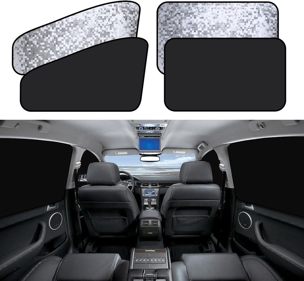 Zatooto Baby Car Fenster Sonnenschutz, Magnetische, universelle Passform, mehrere Magnete