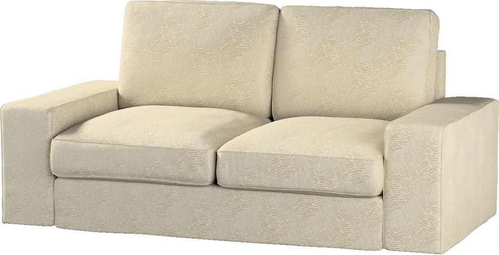 Dekoria Bezug für Kivik 2-Sitzer Sofa, beige-golden, Bezug für Sofa Kivik 2-Sitzer
