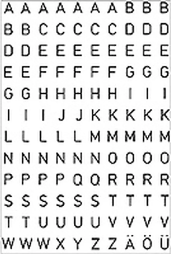 Identification Durable Lettres 5mm Herma 4154 Résistantes Intempéries