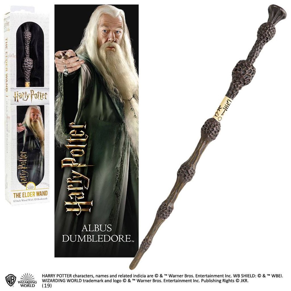 Noble Collection Harry Potter PVC Zauberstab-Replik Albus Dumbledore 30 cm NOB6322