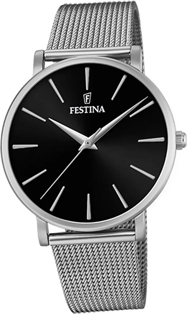 Montre femme Festina F20475/4 étanche en acier inoxydable argenté chic