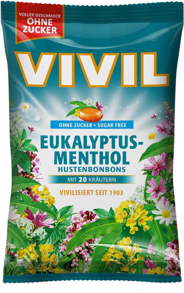 VIVIL® 2368 VIVIL® Eukalyptus-Menthol ohne Zucker Bonbons Obrázek produktu 