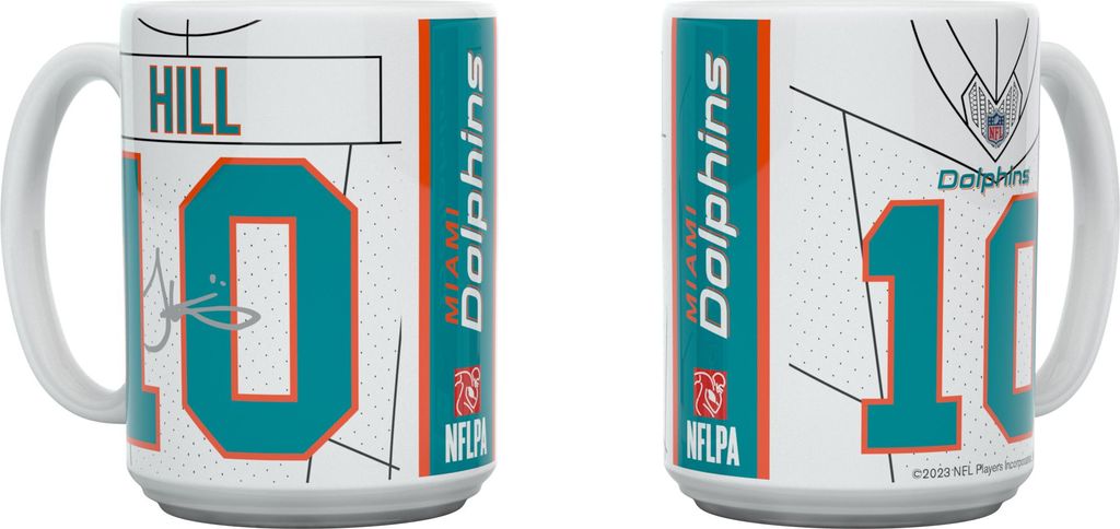 NFLPA HILL - Dolphins "JERSEY" Mug