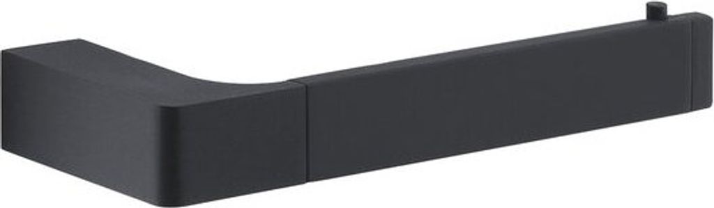 PIRENEI Toilettenpapierhalter, schwarz matt