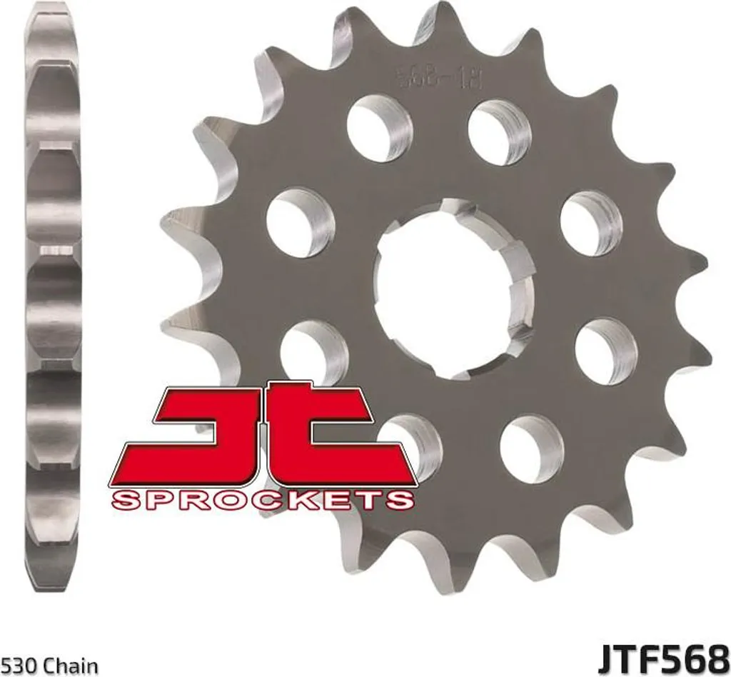 Pignone 15 Denti Passo 530 JT JTF1591 - Diametro 26-30mm