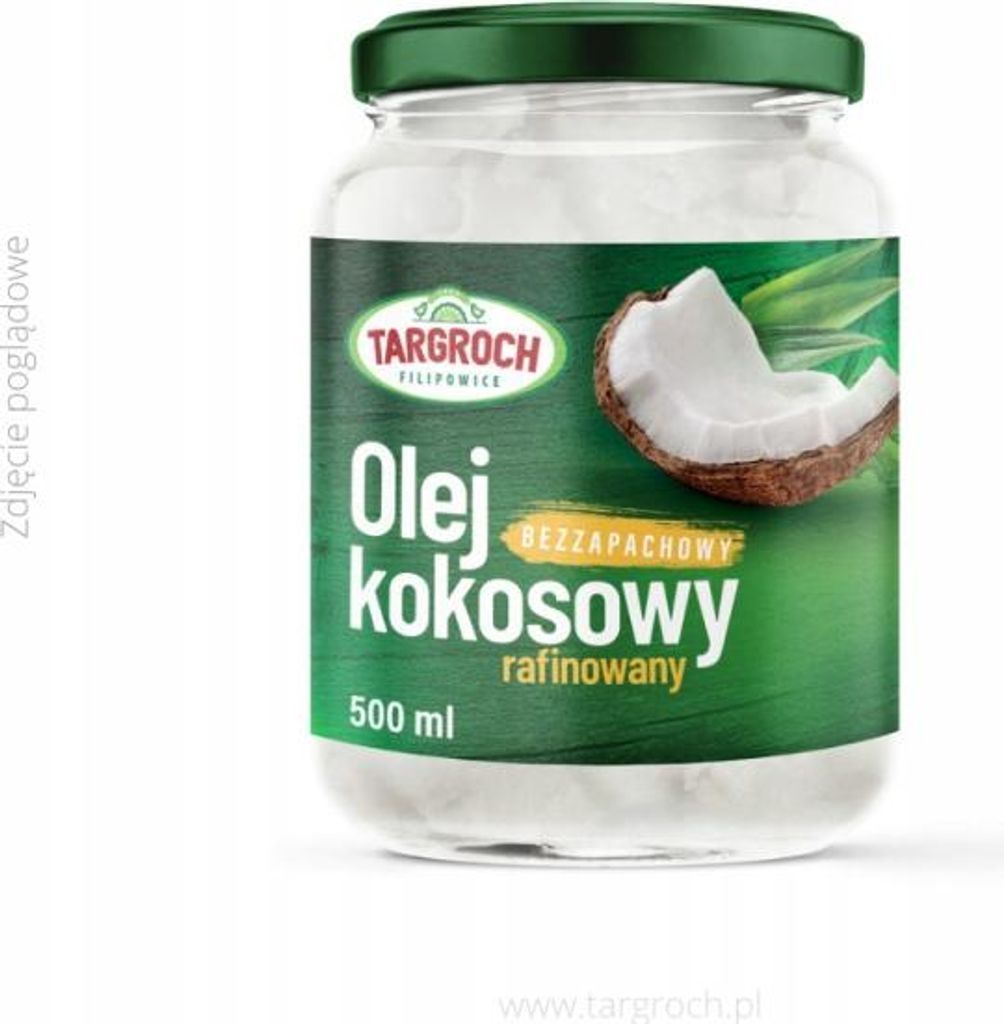 Huile de coco raffinée - inodore 500ml Targroch Image du produit 