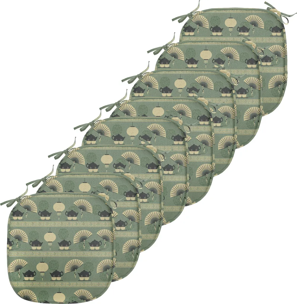Coussin de Chaise Cuisine Salle à Manger Lot de 8 Décoration Orientale