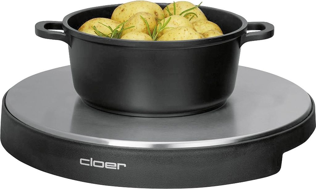 Cloer 6718 Warmhalteplatte mit Speicherstein, warmhalten Produktbild 