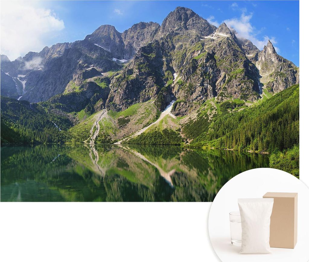 Fototapete - Wandbilder für Wohnzimmer - 104x70 cm - Dekorative Wandfolie - Modernes Design für Wanddekoration - Tapeten für Innenräume - Maler...