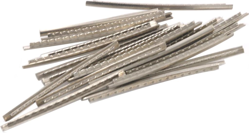 Gitarren-Bunddrähte, 21 Bünde, Edelstahl-Bunddraht, 2,9 mm Kronenbreite für Bass