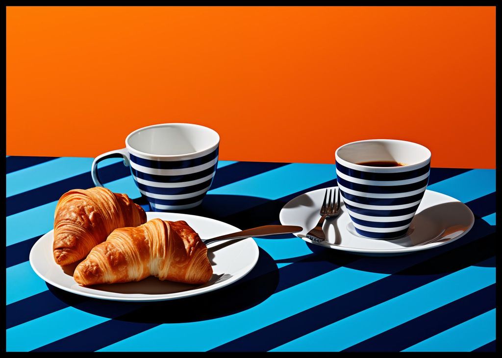 Plakat 84,1x59,4cm Croissants