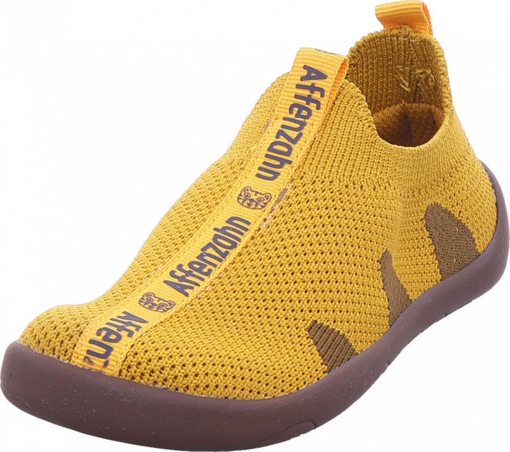 Affenzahn hausschuh knit flinky tiger Hausschuh gelb in Gr. Produktbild 