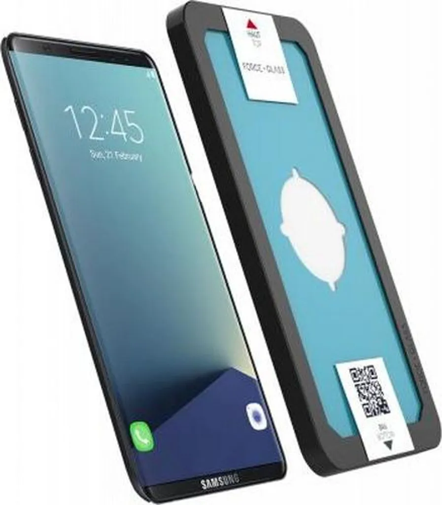 Force Glass, pellicola di vetro 3D originale per Samsung Galaxy S8 Plus, trasparente