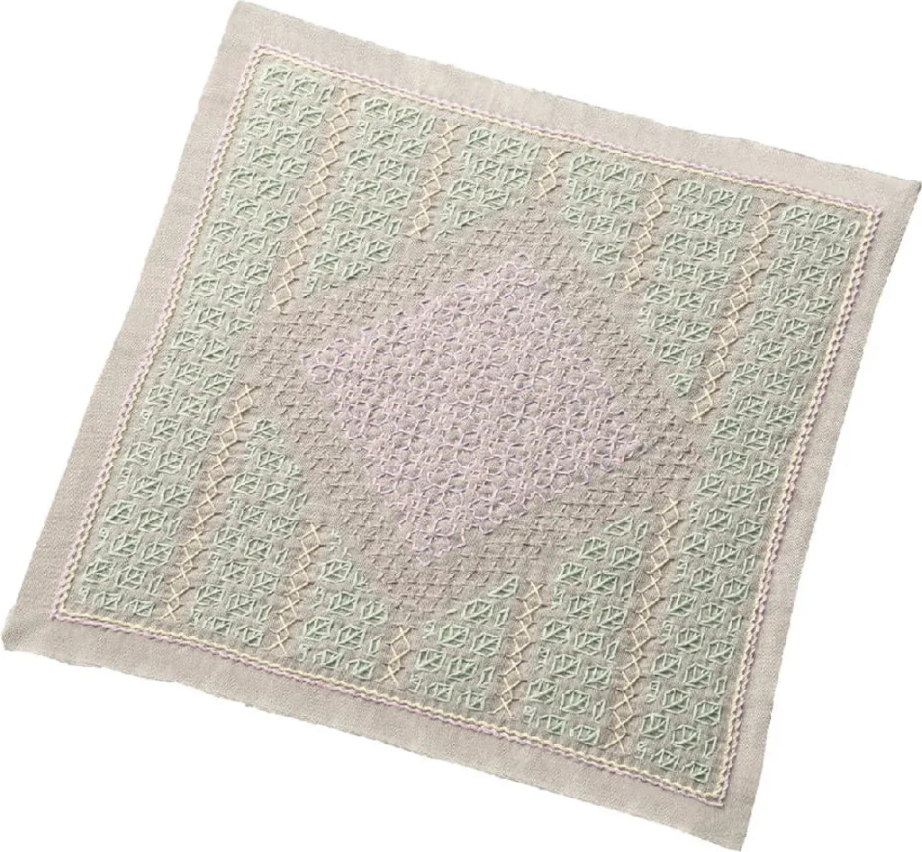 Kit Loisirs Créatifs Japonais Broderie Sashiko Fleur de Cerisier