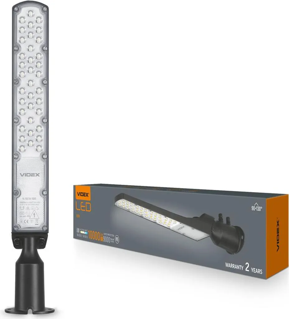 Lampadaire LED IP65 100W anti-éblouissement pour sécuriser les accès