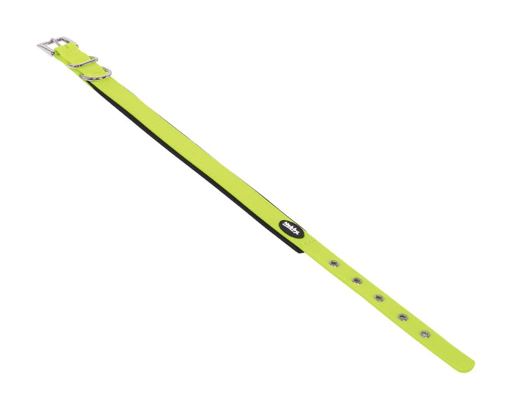 Nobby Halsband "Cover" L: 40-50 cm, B: 25 mm neon gelb