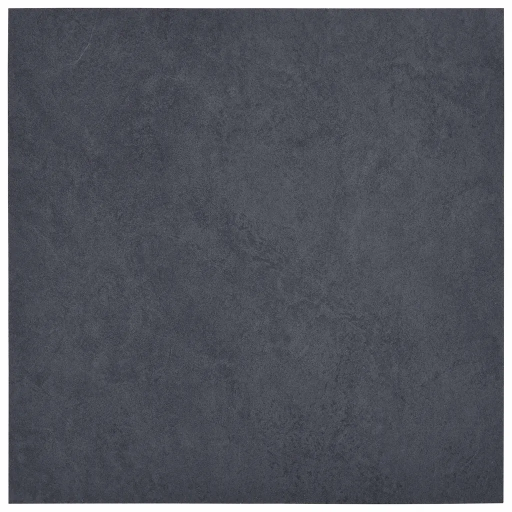 Dalles de sol vidaXL en PVC noir 5,11 m² - lot de 55 pièces clipsables
