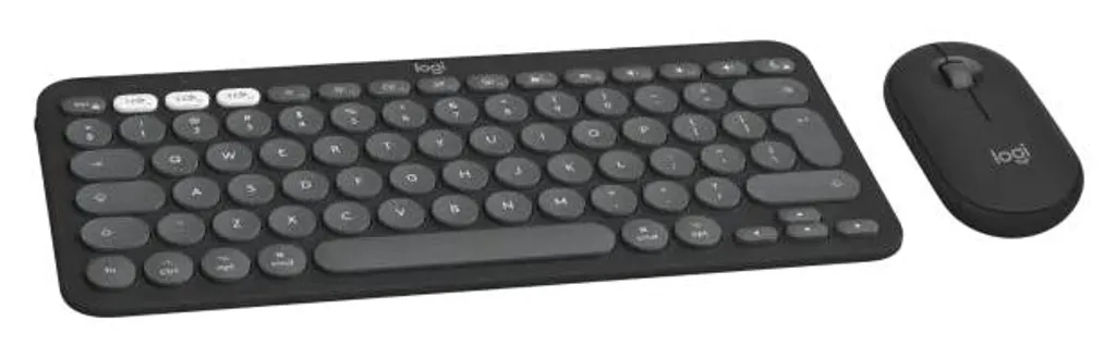 Logitech Pebble 2 Combo Mac - Ensemble Bluetooth Silencieux et Design