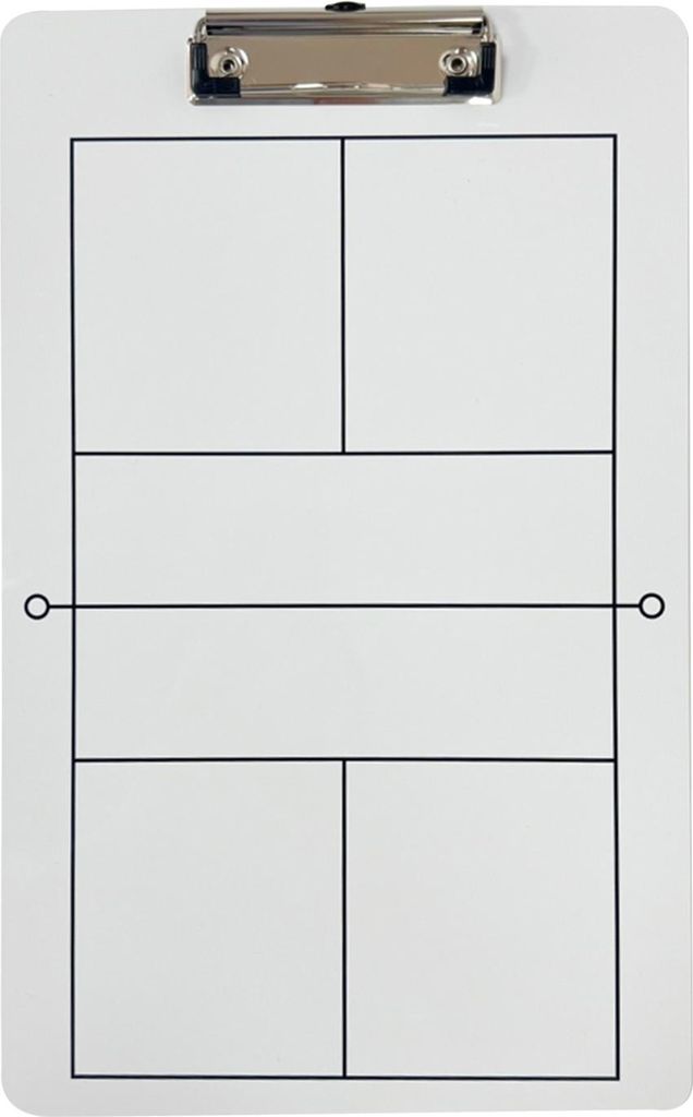 Trainer-Zwischenablage, trocken abwischbares Coaching-Whiteboard, doppelseitiges Lineup-Whiteboard für Hockey, Baseball, Pickleball, Lacrosse