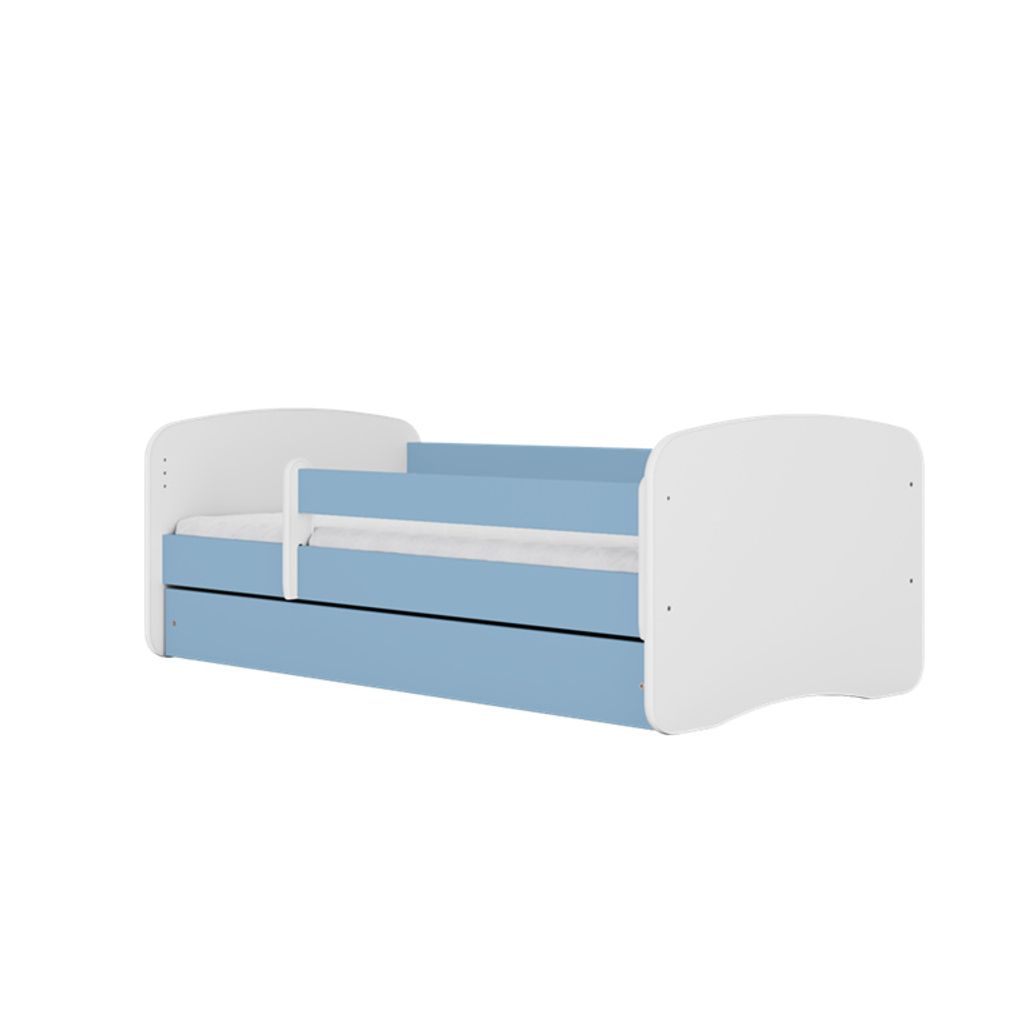 Kinderbett Jugendbett Safari 70x140, 80x160, 80x180 cm - Komplettset mit Schublade & Rausfallschutz