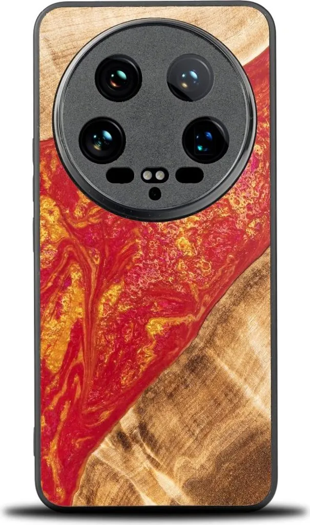 Cover Bewood Xiaomi 14 Ultra Neons Parigi | Legno e Resina Fatta a Mano