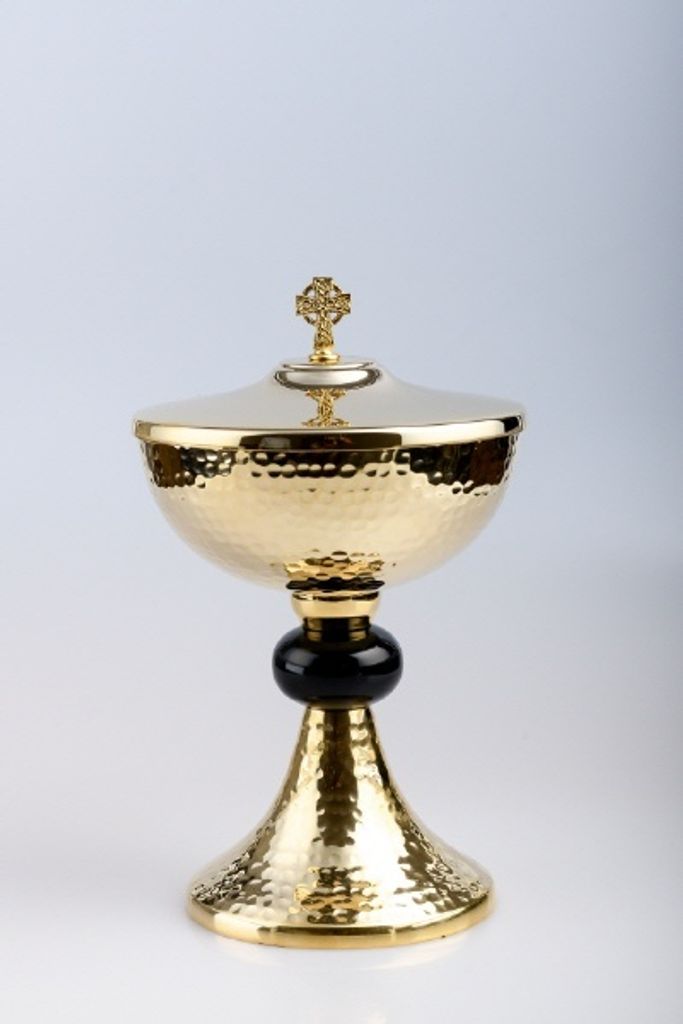 Ciborium vergoldet (Höhe 24 cm)