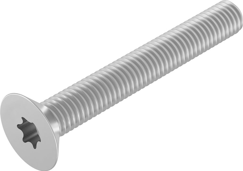 SECCARO Senkschraube M2 x 16 mm, Edelstahl V2A VA A2, ISO 14581, Innensechsrund (TX), Vollgewinde, 20 Stück