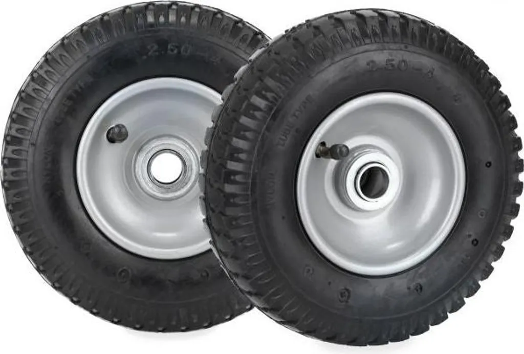 Ruote per carriola 2.50-4 in set da 2