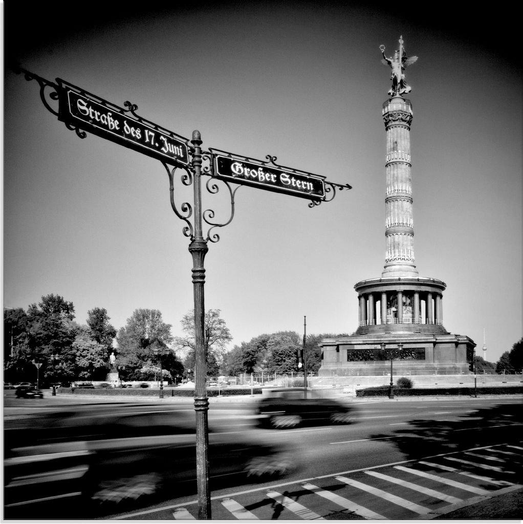 ARTland Glasbild Berlin Siegessäule III Größe: 50x50 cm