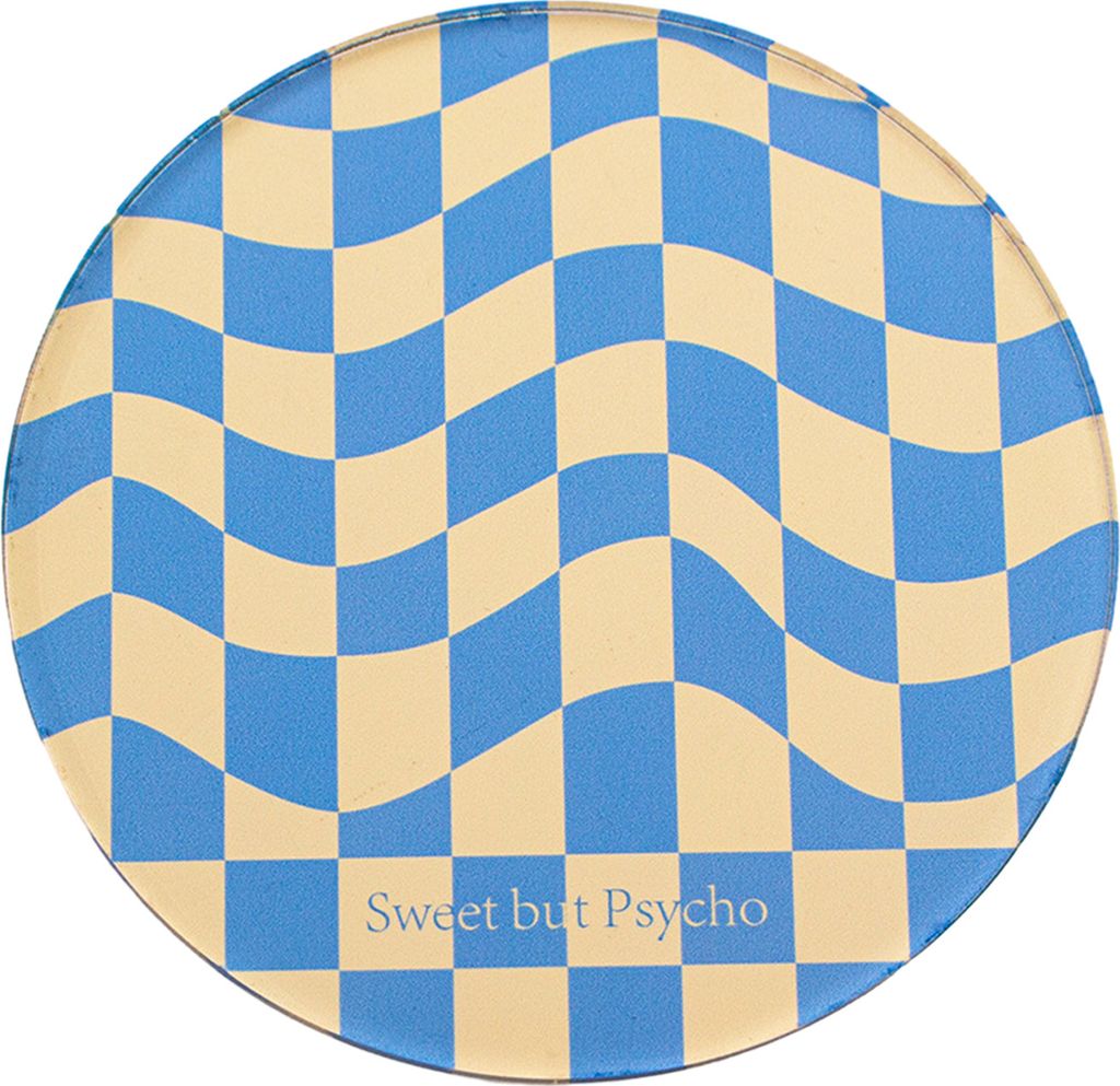 Untersetzer, exquisiter Schachbrett-Acryl-Untersetzer, stilvolles, abgerundetes Tischset für Kaffee, Tee, Tischdekoration