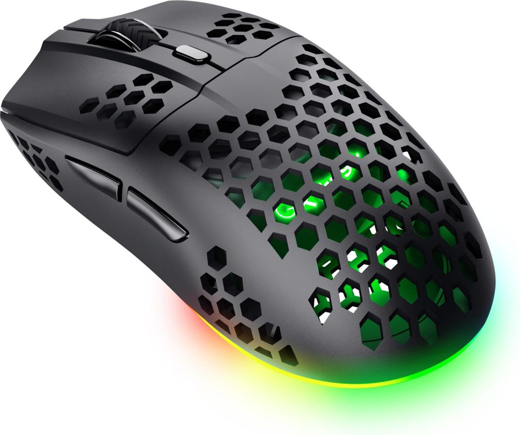 Trust GXT 929 Helox Muis, gaming, rechts, RF draadloos, Productafbeelding 