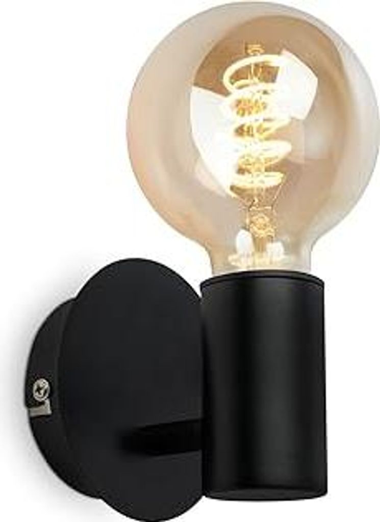 BRILONER - Wandleuchte Innen, Wandlampe Innen, Badezimmerlampe, spritzwassergeschützte Wandleuchte für das Bad, Lampe Badezimmer, Spiegellampe, S...