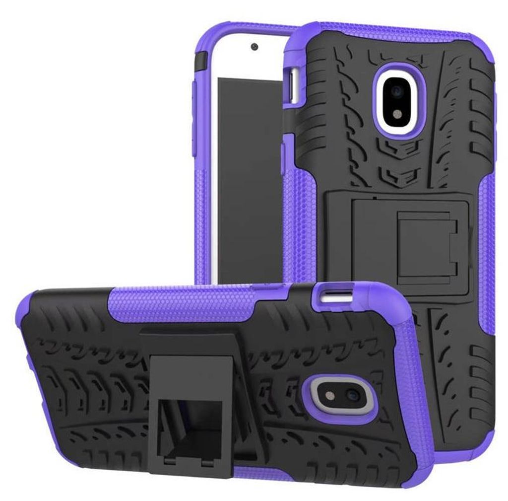 Hybrid Case 2teilig Outdoor Lila Tasche Hülle für Samsung Produktbild 