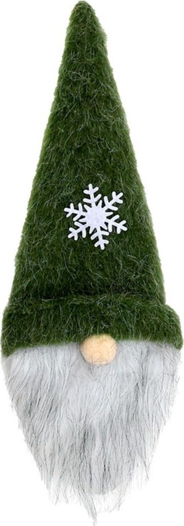 INF Weihnachtsdeko Flaschenüberzug - Festliche Zwerg Weinflaschendekoration Grün