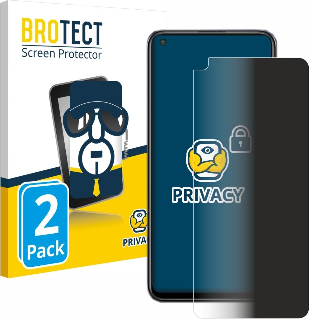 2x BROTECT Sichtschutzfolie für Xiaomi Redmi Note 9T 5G Produktbild 